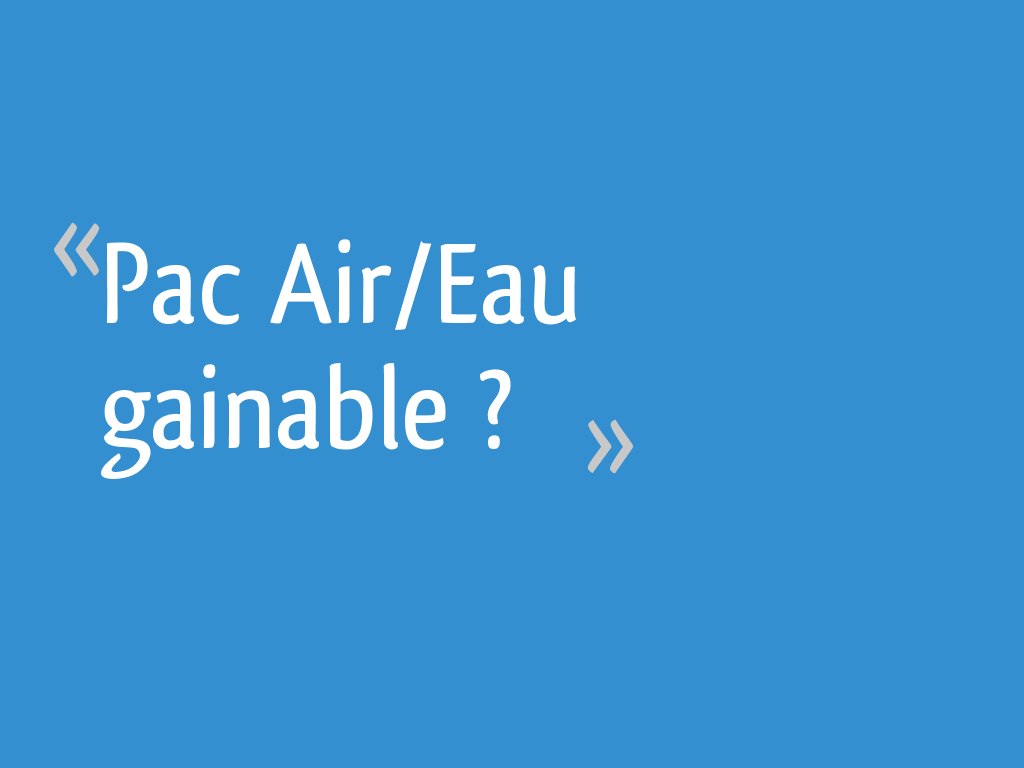 Pac Aireau Gainable 12 Messages