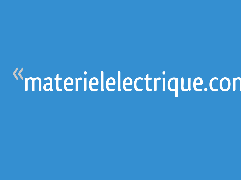 Voici ce que vous devez savoir sur les cables et la Filerie. Matériel  électrique moins cher et livraison sur chantier à J+1.