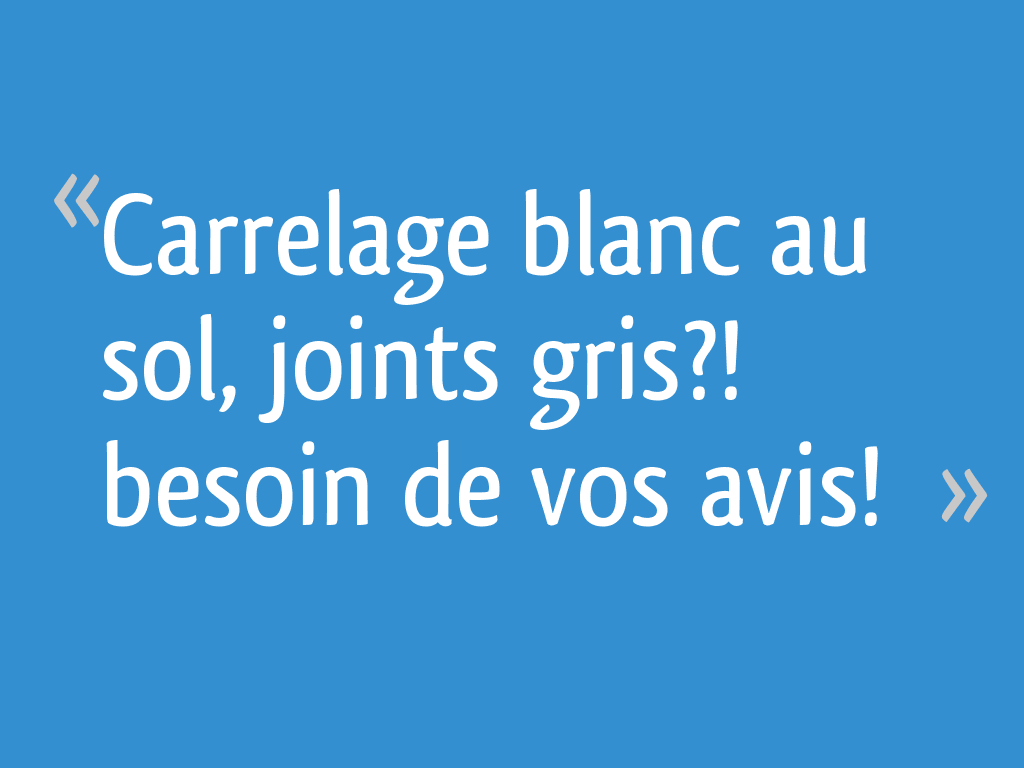 Carrelage Blanc Joint Gris Salle De Bain Au Meilleur Prix