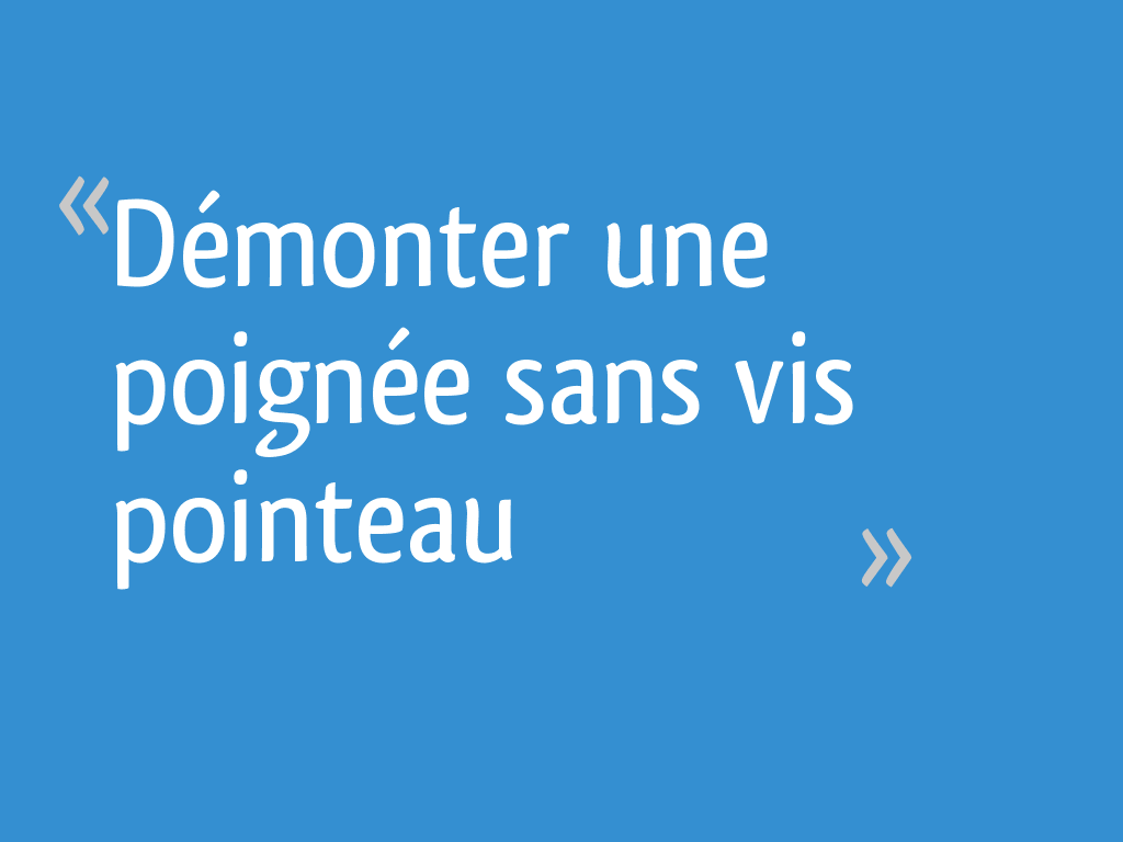 Comment changer une poignée de porte d'entrée ? • B'PLAST