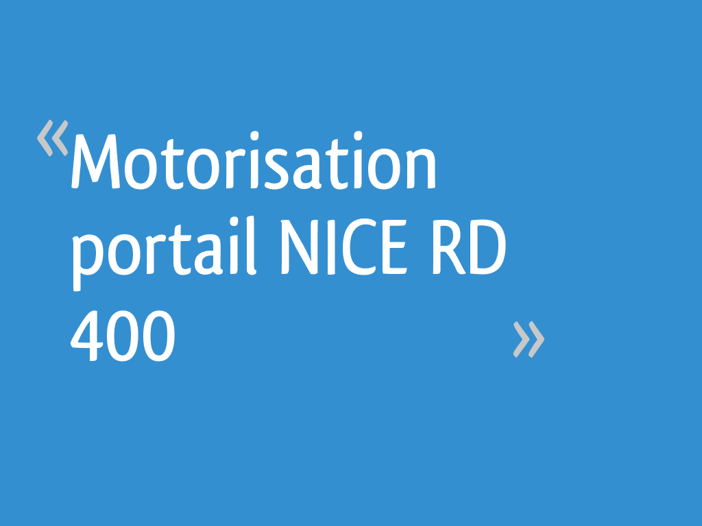 Nice rd 400 схема подключения