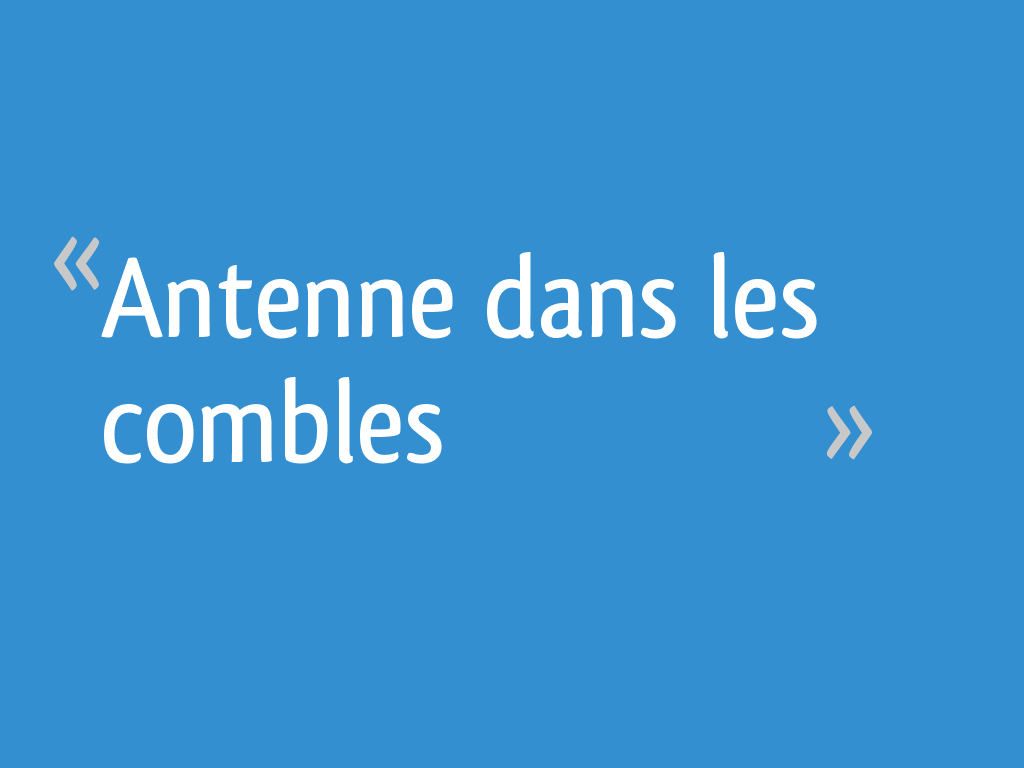 Peut-on brancher une télévision sans prise antenne extérieure ? | Gentil  Geek